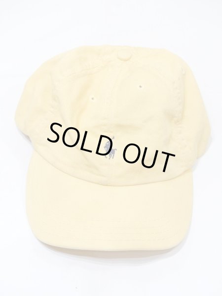 画像6: Polo Ralph Lauren ポロ ラルフローレン ワンポイント ポニー 刺繍 キャップ 黄 MADE IN USA (6)