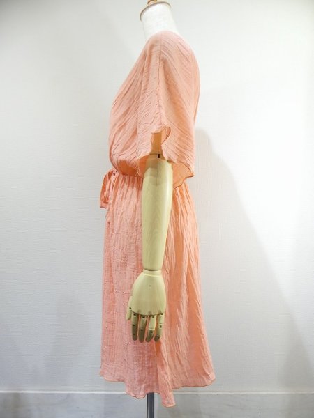 画像2: DEAD STOCK USA製 80s gravia's キモノスリーブ コットン チュニック ワンピース (2)