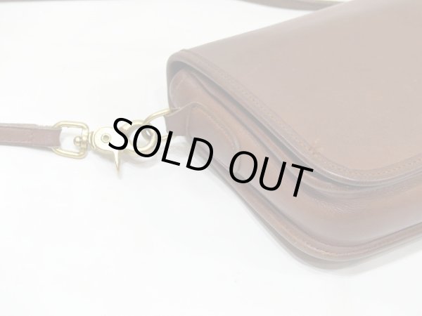 画像9: USA製 COACH オールドコーチ ショルダー バック  ポシェット ブラウン (9)