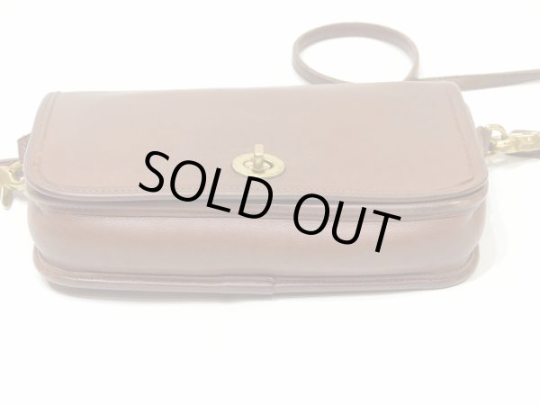 画像7: USA製 COACH オールドコーチ ショルダー バック  ポシェット ブラウン (7)