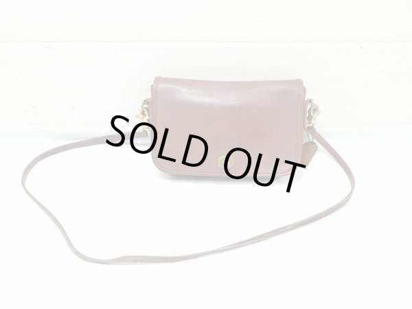 画像5: USA製 COACH オールドコーチ ショルダー バック  ポシェット ブラウン (5)