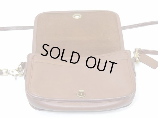 画像10: USA製 COACH オールドコーチ ショルダー バック  ポシェット ブラウン (10)