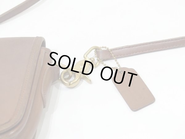 画像8: USA製 COACH オールドコーチ ショルダー バック  ポシェット ブラウン (8)