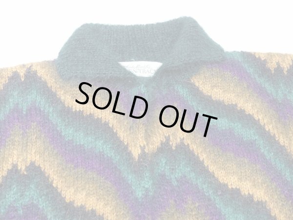 画像5: ELLEN TRACY フライフロント マーブル模様 ショート丈 モヘア カーデ カーディガン (5)