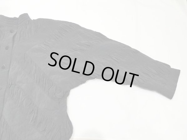 画像6: 90s Penlita ドルマンスリーブ 中綿 デザイン 切り替え シルク ブルゾン ジャンパー (6)