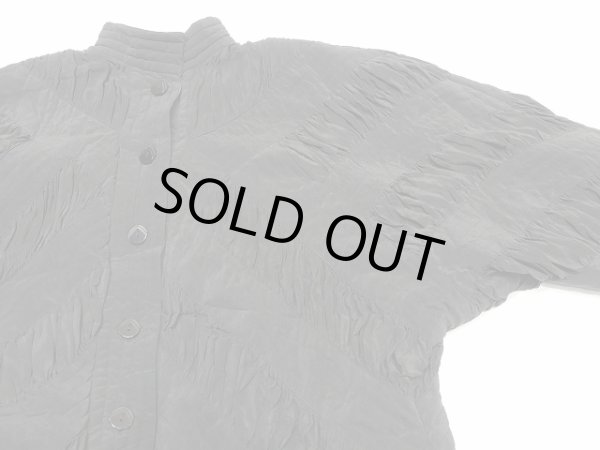 画像7: 90s Penlita ドルマンスリーブ 中綿 デザイン 切り替え シルク ブルゾン ジャンパー (7)