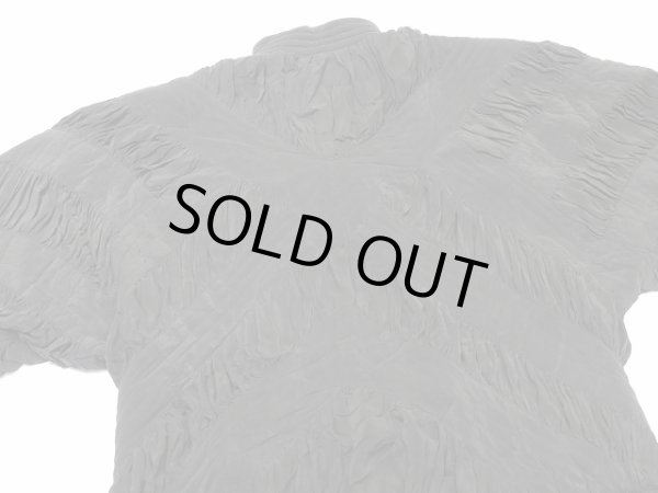 画像11: 90s Penlita ドルマンスリーブ 中綿 デザイン 切り替え シルク ブルゾン ジャンパー (11)