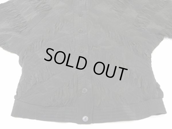 画像8: 90s Penlita ドルマンスリーブ 中綿 デザイン 切り替え シルク ブルゾン ジャンパー (8)