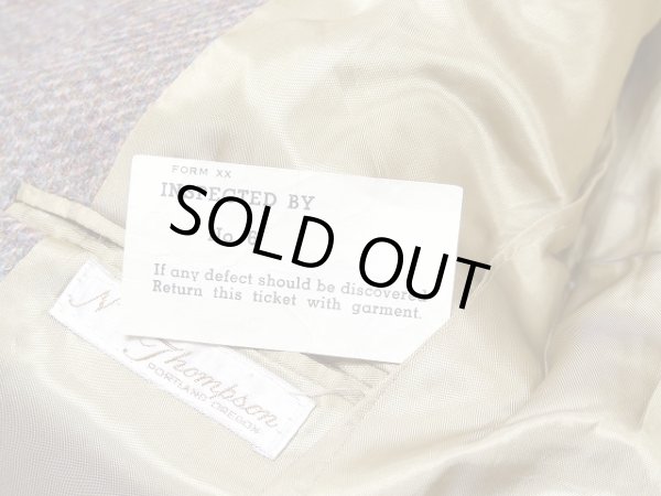 画像10: 70s Norm Thompson ハリス ツイード テーラード ジャケット (10)