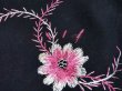 画像7: 50s ビンテージ お花 刺繍 オリエンタル ウール フリンジ  ポンチョ コート (7)