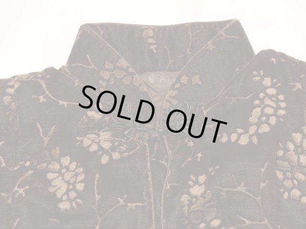 画像5: UNKNOWN ビンテージ ベロア 中綿 チャイナボタン  ジャケット (5)