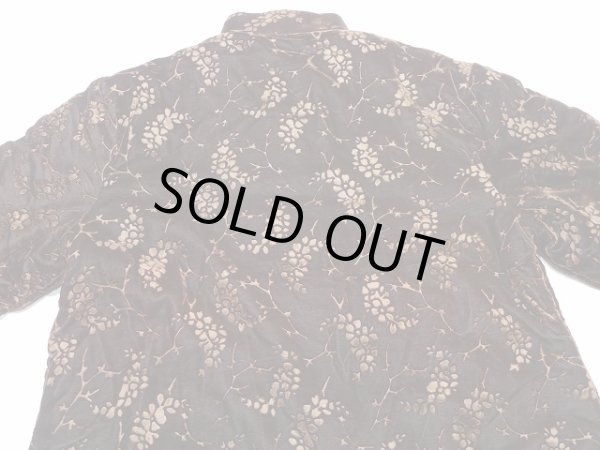 画像10: UNKNOWN ビンテージ ベロア 中綿 チャイナボタン  ジャケット (10)