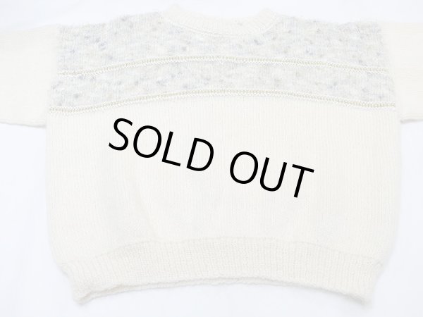 画像6: 80s UNKNOWN ビンテージ オフショルダー 金糸 ラメ モヘア セーター ニット (6)