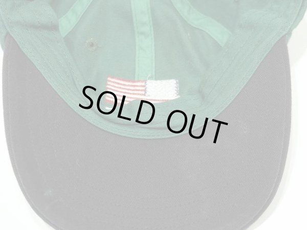 画像8: 90s Ralph Lauren POLO SPORT ポロスポ 星条旗 ツートン 6パネル キャップ (8)