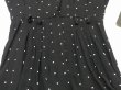画像9: デットストック USA製 90s Laine フレンチスリーブ ドット ロング ワンピース ドレス (9)