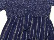 画像7: USA製 80s S.L. FASHION シャーリング刺繍 和柄 切り替え ワンピース  (7)