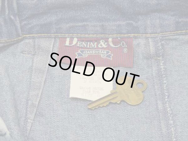 画像4: USA製 90s DENIM ＆ CO デニム タイト ロング  スカート (4)