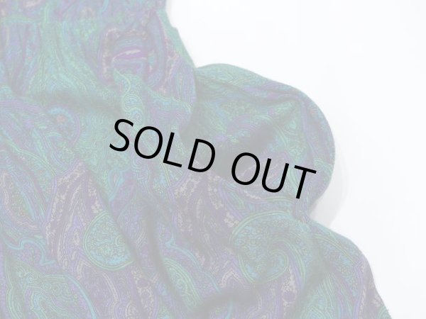 画像8: 80s Worthington ペーズリー 後ろ開き ビンテージ ワンピース ドレス  (8)