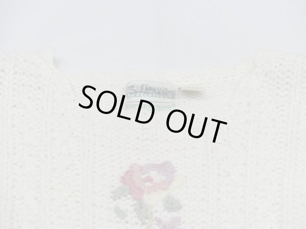 画像5: 〜90s Colleen's Collectables お花刺繍 ハンドメイド ニット セーター (5)