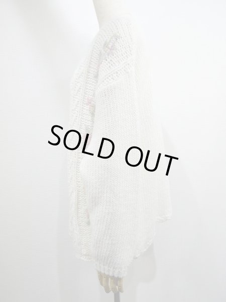 画像2: 〜90s Colleen's Collectables お花刺繍 ハンドメイド ニット セーター (2)