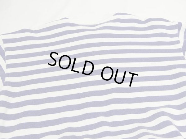 画像8: 〜90s UNKNOWN レースアップ ボーダー ロング スウェット (8)