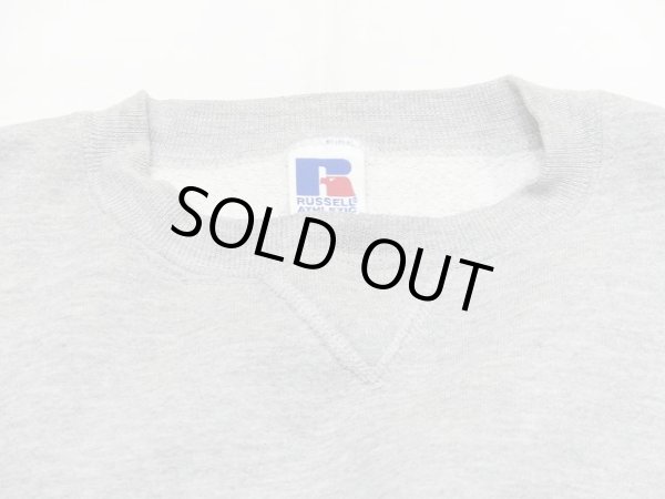 画像5: USA製 90s RUSSELL ATHLETIC ラッセル グレー 無地 スウェット  (5)
