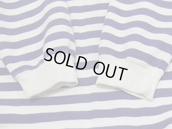 画像7: 〜90s UNKNOWN レースアップ ボーダー ロング スウェット (7)