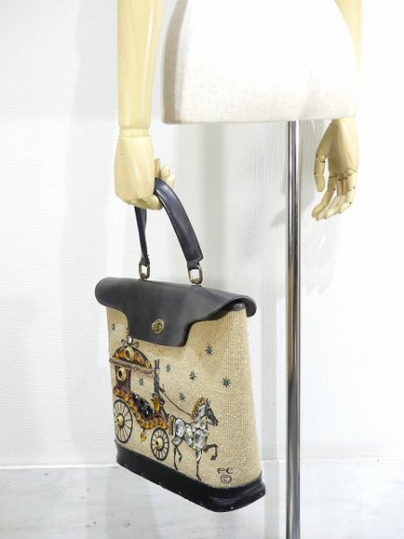 画像15: 60s Enid Collins ビンテージ ハンド バッグ (15)