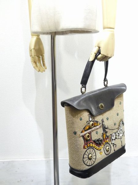 画像13: 60s Enid Collins ビンテージ ハンド バッグ (13)