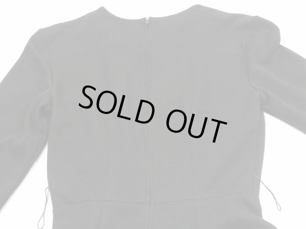 画像7: USA製 80s RAMPAGE ペンシルデザイン タック カットソー ワンピース  (7)