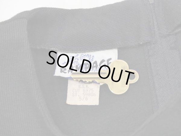 画像3: USA製 80s RAMPAGE ペンシルデザイン タック カットソー ワンピース  (3)