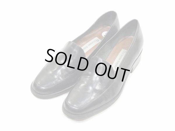 画像3: Etienne Aigner シンプル ブラック 高級 ローファー (3)