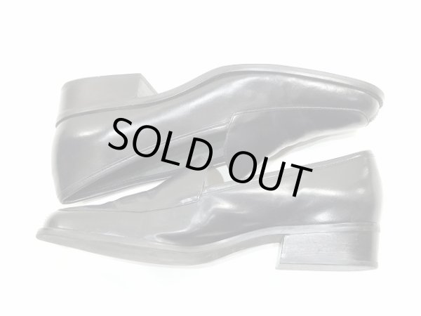 画像6: Etienne Aigner シンプル ブラック 高級 ローファー (6)