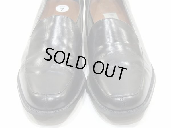 画像7: Etienne Aigner シンプル ブラック 高級 ローファー (7)