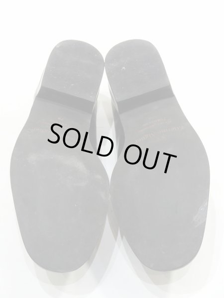 画像10: Etienne Aigner シンプル ブラック 高級 ローファー (10)