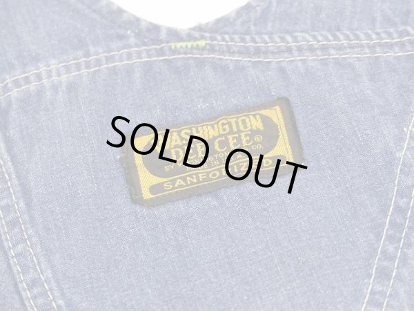 画像10: USA製 70s WASHINGTON DEE CEE デニム オーバーオール (10)