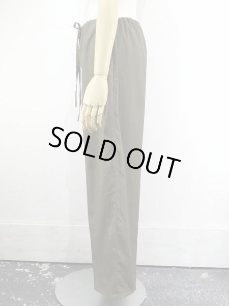 画像2: CHICO'S DESIGN ミリタリー スタイル カーキ ワイド イージー パンツ (2)