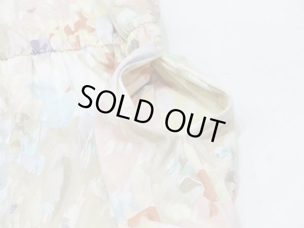 画像9: USA製 80~90s Willow Ridge 水彩画風 プリント 半袖 カットソー ワンピース (9)