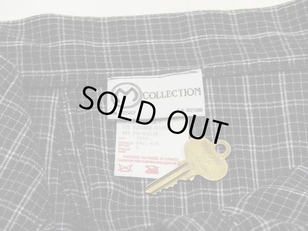 画像4: 90s M collection 前開き チェック ロング マキシ丈 スカート MADE IN CANADA (4)