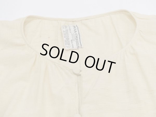 画像5: 70s ビンテージ INDIA EMPORIUM インド綿 スモック チュニック ブラウス (5)