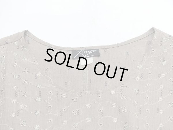 画像6: USA製 80~90s XTRMZ  刺繍 エンブロイダリー ロング マキシ ワンピース ドレス (6)