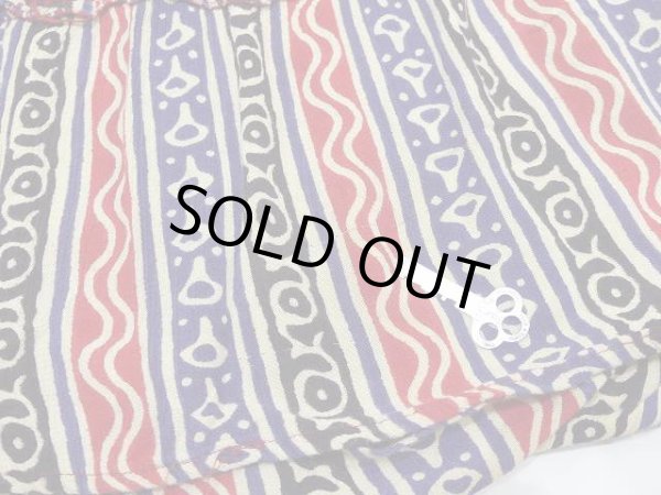 画像17: WORLD MARKET エスニック バティック 柄 ノースリーブ レーヨン ワンピース ドレス (17)