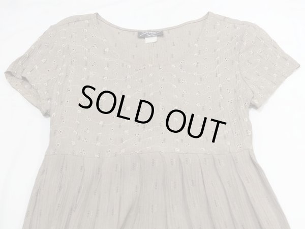 画像7: USA製 80~90s XTRMZ  刺繍 エンブロイダリー ロング マキシ ワンピース ドレス (7)