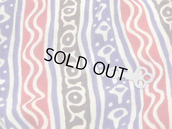 画像14: WORLD MARKET エスニック バティック 柄 ノースリーブ レーヨン ワンピース ドレス (14)