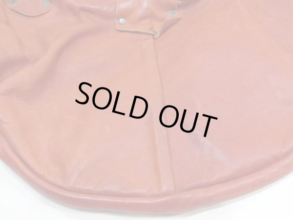 画像9: 60s ビンテージ ヘンプ 紐 ハンドル レザー クラフト ショルダー ハンド バッグ (9)