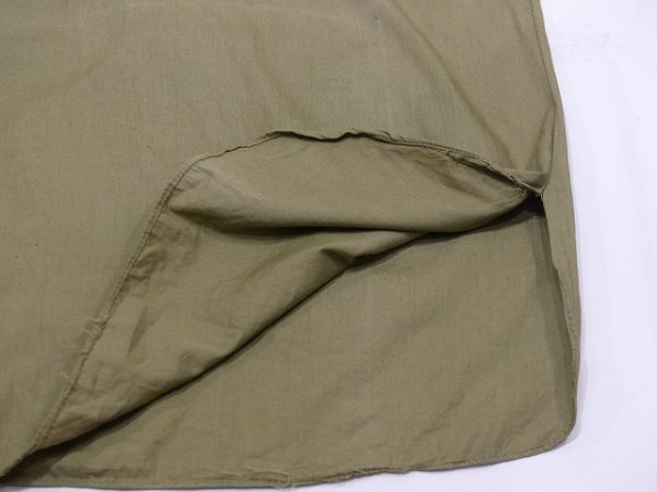画像9: 60s ビンテージ UNKNOWN オーバーダイ 後染め スリーピング シャツ ロング シャツ (9)