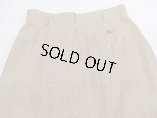 画像8: 80s USA製 Lizclaiborne リネン ヨーク タイト スカート (8)