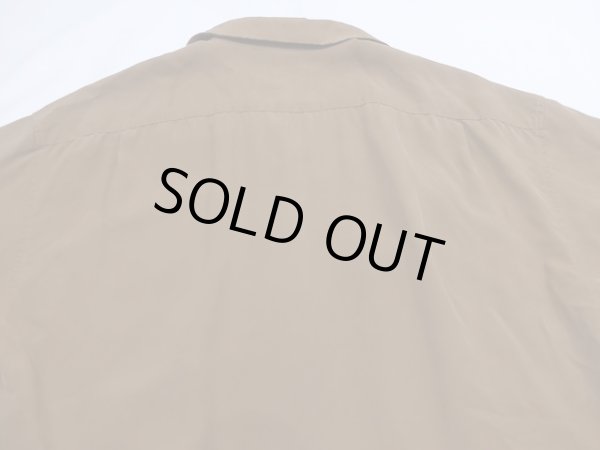 画像10: 90s AnnTaylor ブラウン オープンカラー シルク シャツ ブラウス (10)