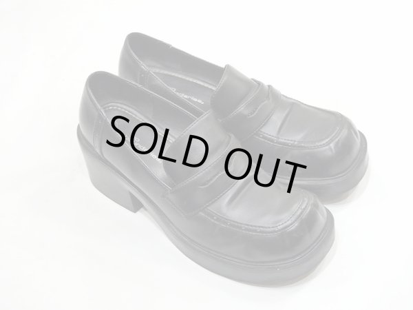 画像2: 90s no boundaries 太ヒール ローファーシューズ (2)