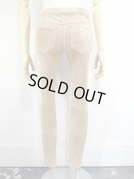 画像3: UNKNOWN 太畝 コーデュロイ ストレッチ レギンス パンツ (3)
